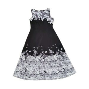 Hekka Women's Dress Size S Small Midi Floral Flowy Modest Classy Butterfly